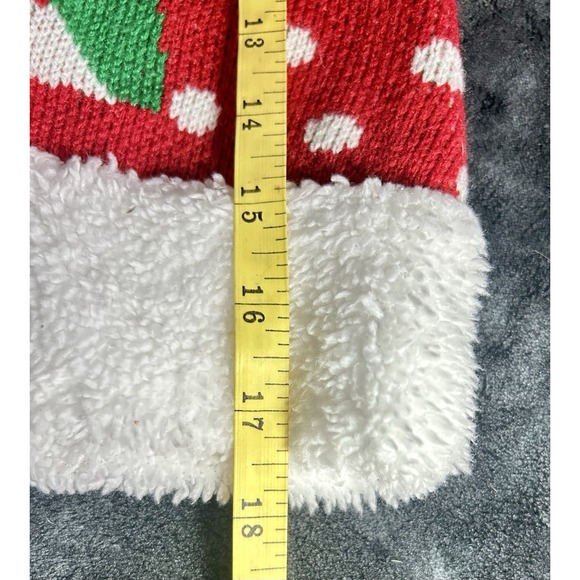 Ugly Christmas Sweater Mini Skirt Women's Size L Santa Elf Holiday Party Fun - Picture 6 of 8